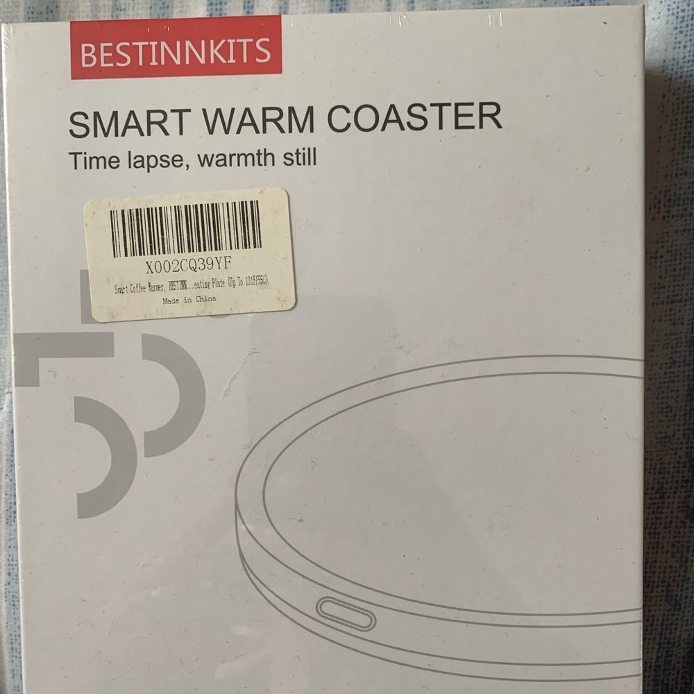 Smart warm coaster